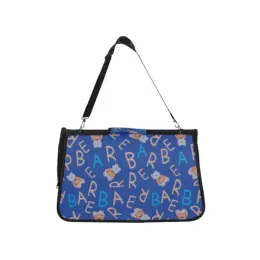 Cat Carrier Bag Large Blue Back